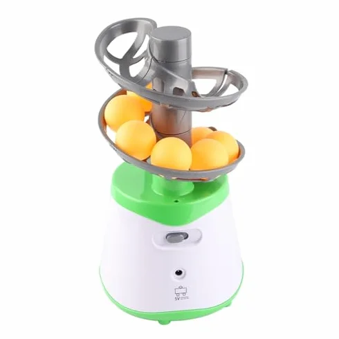 Robot Allenatore di Ping Pong, Lanciatore Automatico di Palline da Ping Pong Portatile In Abs con 10 Palline da Ping Pong, Attrezzatura Pratica da Ping Pong per Principianti Che Praticano Il Ping Pong