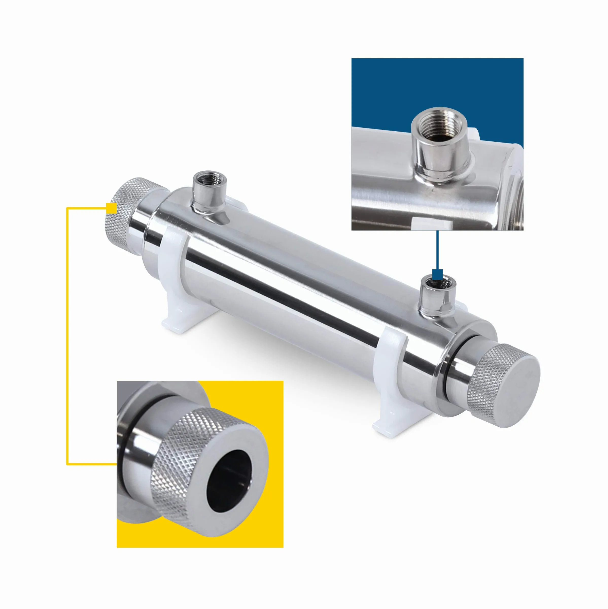 Swan Sterilizzatore UV 11 watt 12 Volt DC Filtro Acqua Potabile per eliminare Batteri da camper, imbarcazioni