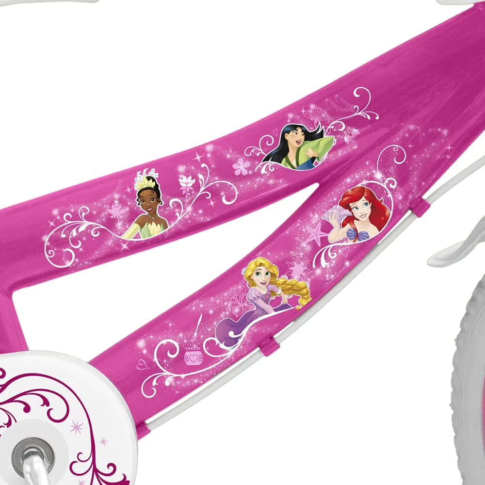 Huffy, Bicicletta 14 pollici Disney Princess Girls, Rosa, One size