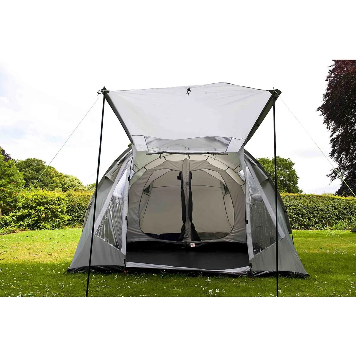Coleman Coastline 4 Deluxe - Tenda a tunnel per 4 persone, tenda da campeggio familiare, impermeabile, HH 3000 mm