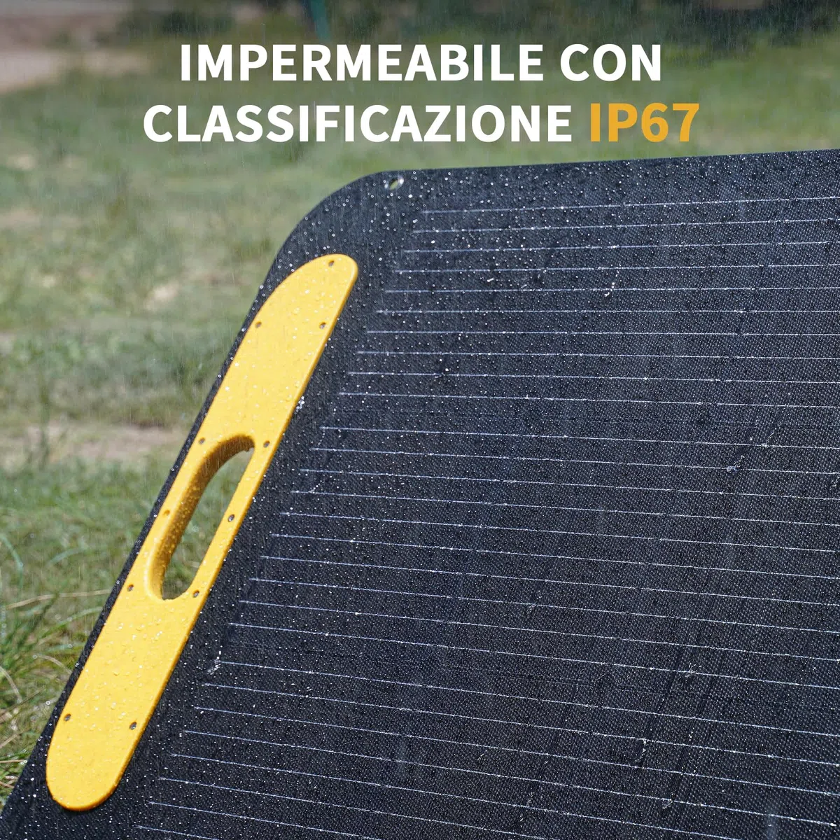 VTOMAN VS400 Pannello Solare Portatile 400W 43V, 25% Efficienza Pannello Solare Pieghevole/IP67 Impermeabile con Adattatori Anderson XT60 XT90 DC5521, Piedini Regolabili(Adatto per FlashSpeed 1500)