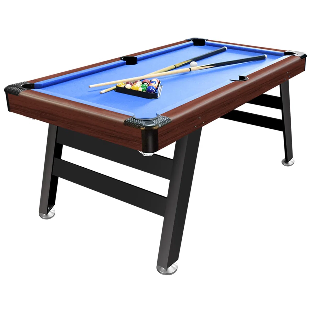 OYE Tavolo pieghevole da biliardo 5FT 6FT con accessori - biliardo tavolo da biliardo per piscina