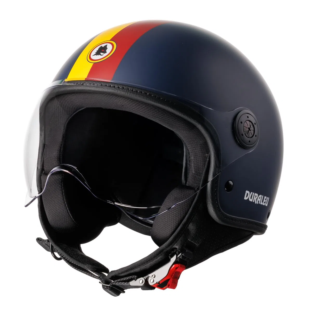 AS Roma Casco Moto Duraleu - S