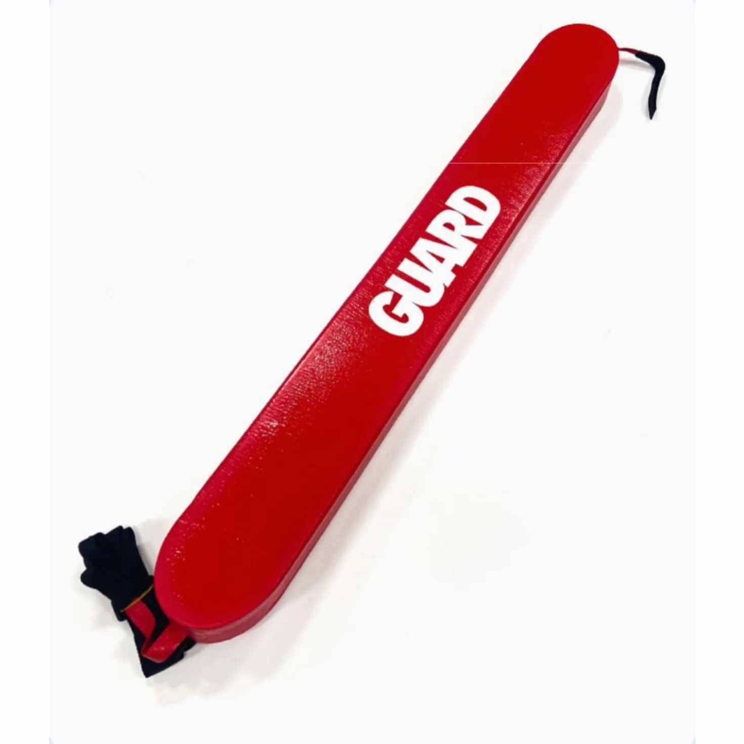 Tubo di salvataggio professionale per bagnini, rosso con testo di protezione bianca, galleggiante di sicurezza per piscine e salvataggio in spiaggia