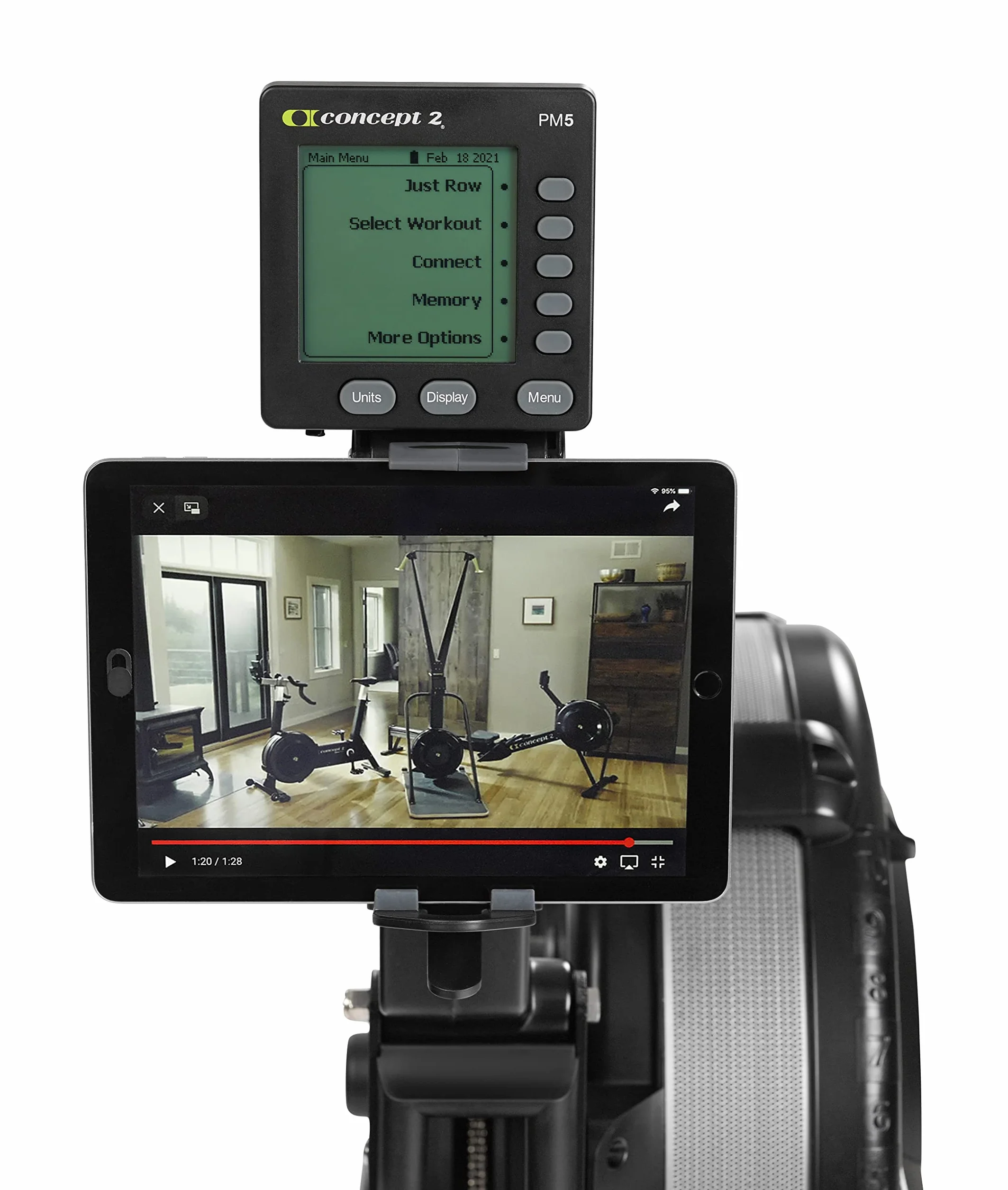 Concept 2 - Vogatore con Schermo PM5, Modello D