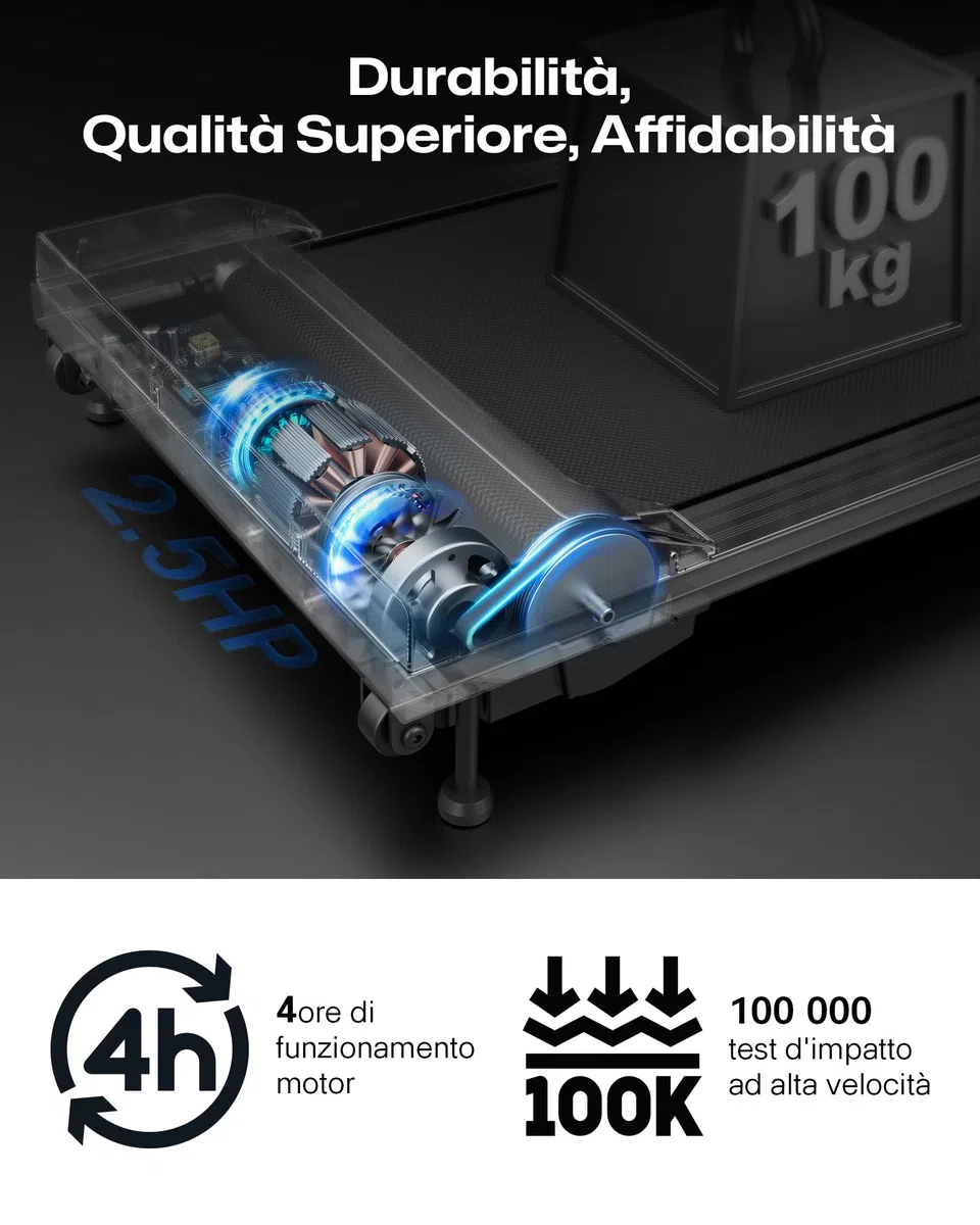 UREVO Tapis Roulant Salvaspazio con Inclinazione 9%, 2 in 1 Walking Pad da scrivania Silenzioso per Casa e Ufficio, Doppia Ammortizzazione, 2.5HP Tapirulan Elettrico con Telecomando e Display LED