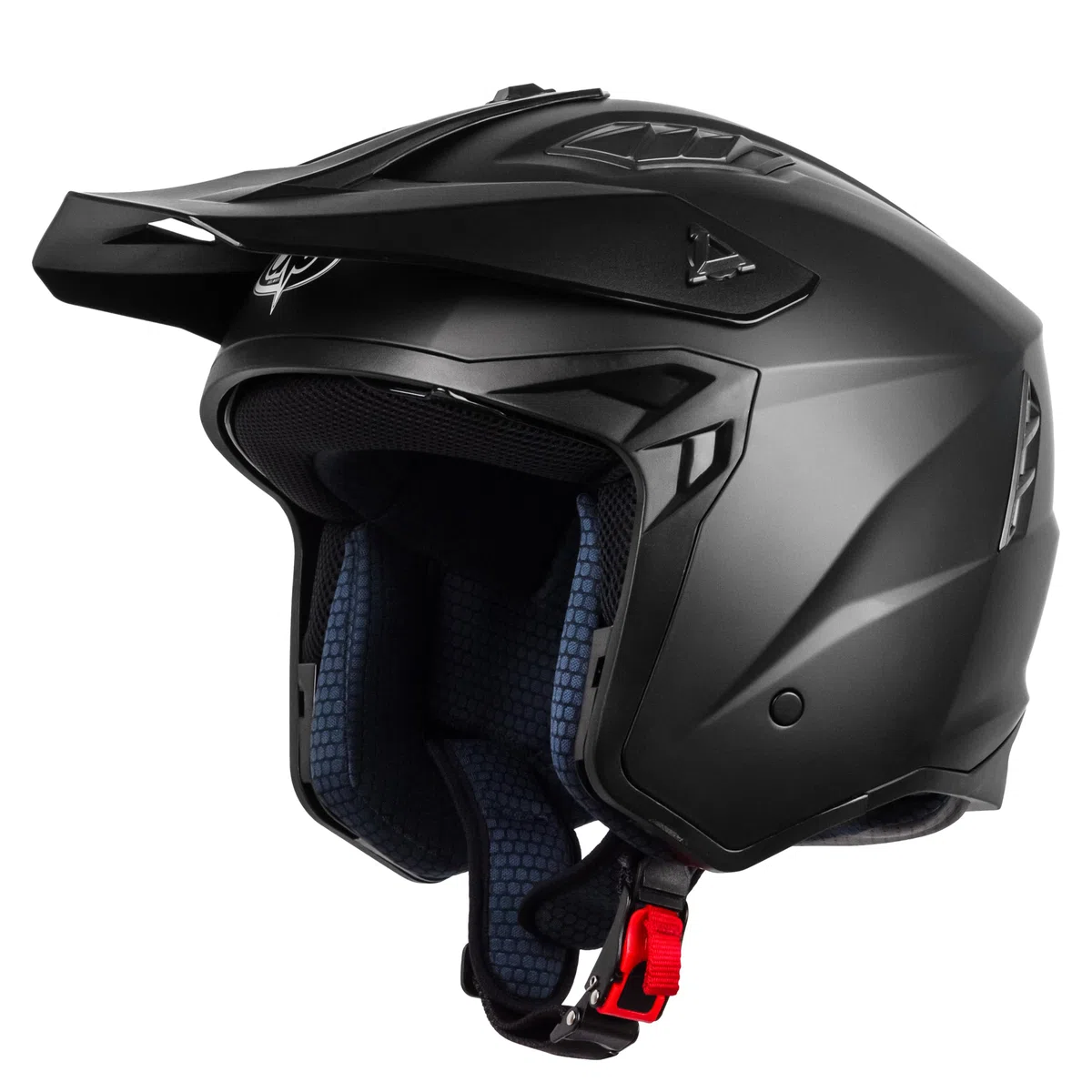 One by Camamoto | Casco Scooter e Moto, Track Jet, Nero Opaco, Integrale con Mentoniera Estraibile, Omologato ECE R22-06, Taglia XXL (61 cm)