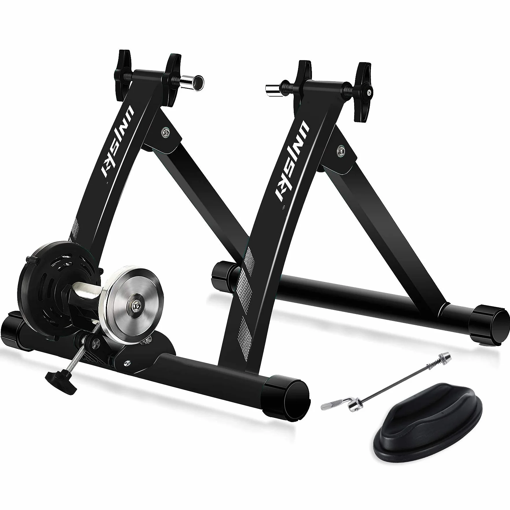 UNISKY Turbo Trainer Bike Trainer Stand Indoor Magnetico Bicicletta Training Stand Quick Release Equitazione Stand per Mountain & Road Bike
