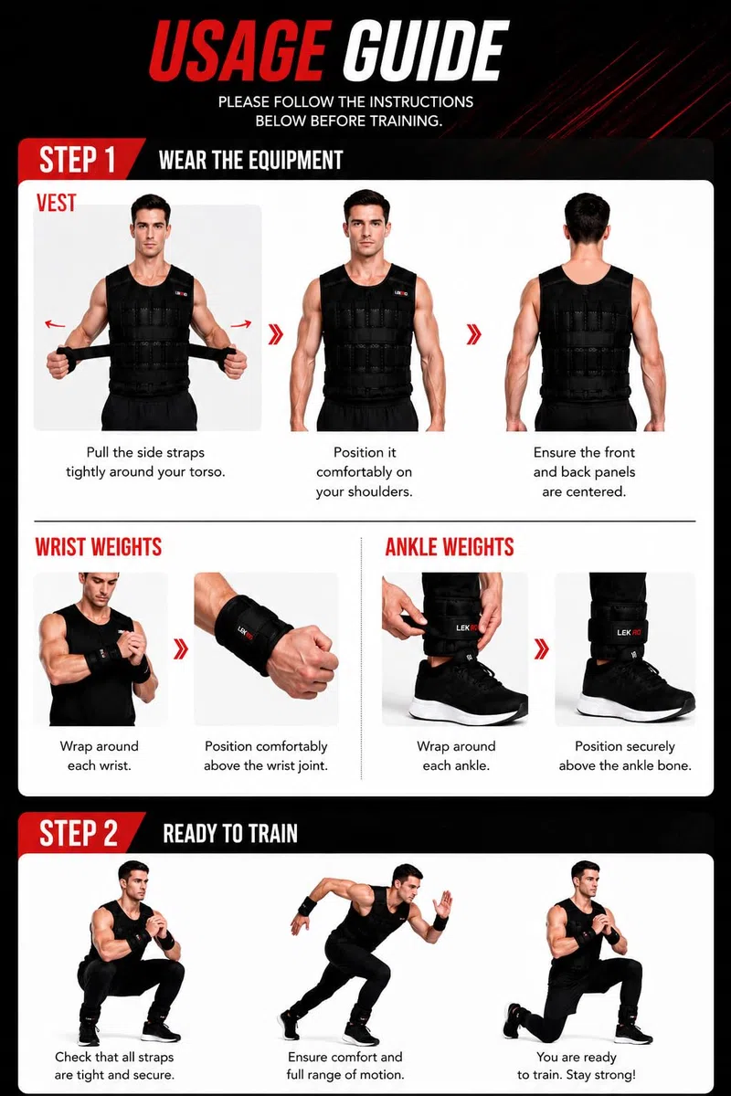 Gilet ponderato regolabile da 20 kg, per allenamento, fitness, giacca ponderata per uomo e donna (inclusi 96 piastre in acciaio)