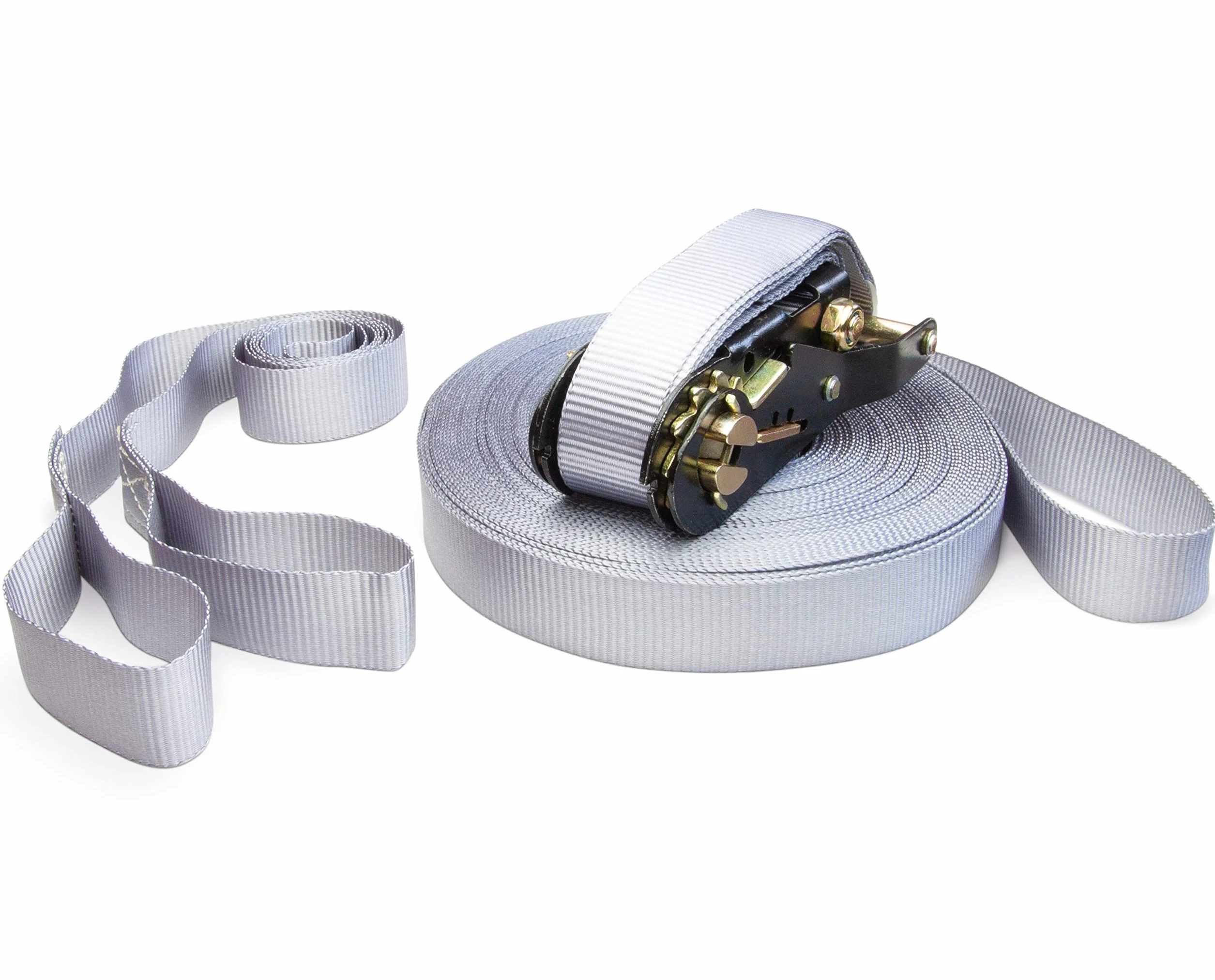 Set Slackline, stelle blu, lunghezza 25 metri, set completo per bambini, principianti e famiglie, con corda di supporto e borsa per il trasporto (25)