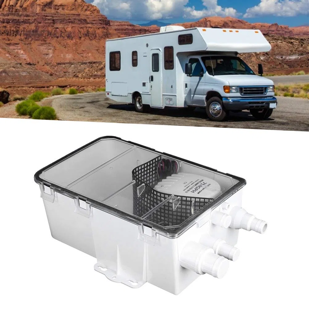 Pompa per Doccia per Barca, Pompa per Vasca Doccia Marina per Barca, Ingressi di Scarico, Kit di Scarico, di Pompa di Sentina, di Pompa di Sentina, 12 V, 750 GPH