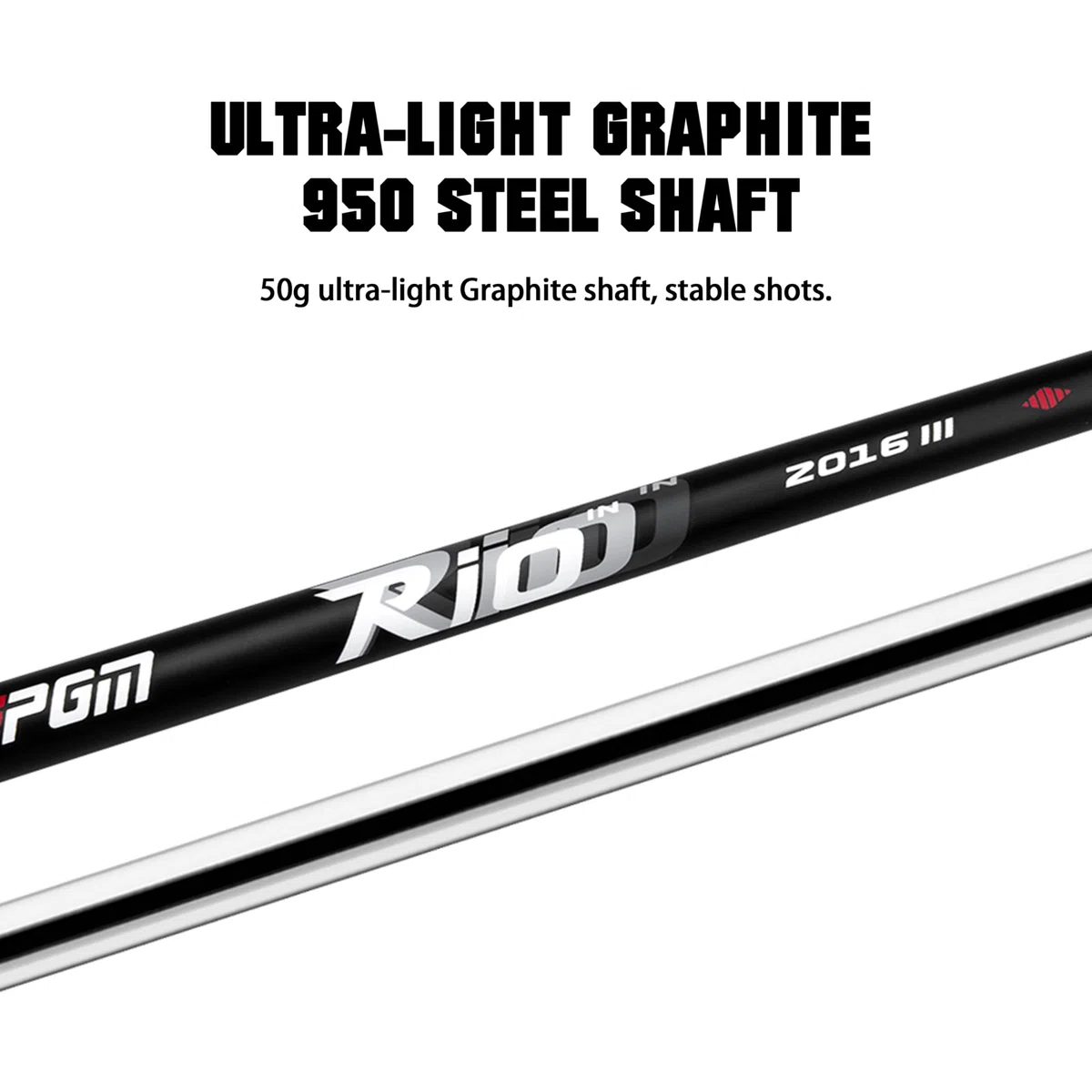 PGM Set completo di mazze da golf da uomo, 12 pezzi, 3 legno (#1,3,5), 1 ibrido (#4H), 6 ferri (#5, 6, 7, 8, 9, PW), 1 cuneo di sabbia (52°), 1 putter - sacca da golf - testa del club in titanio,
