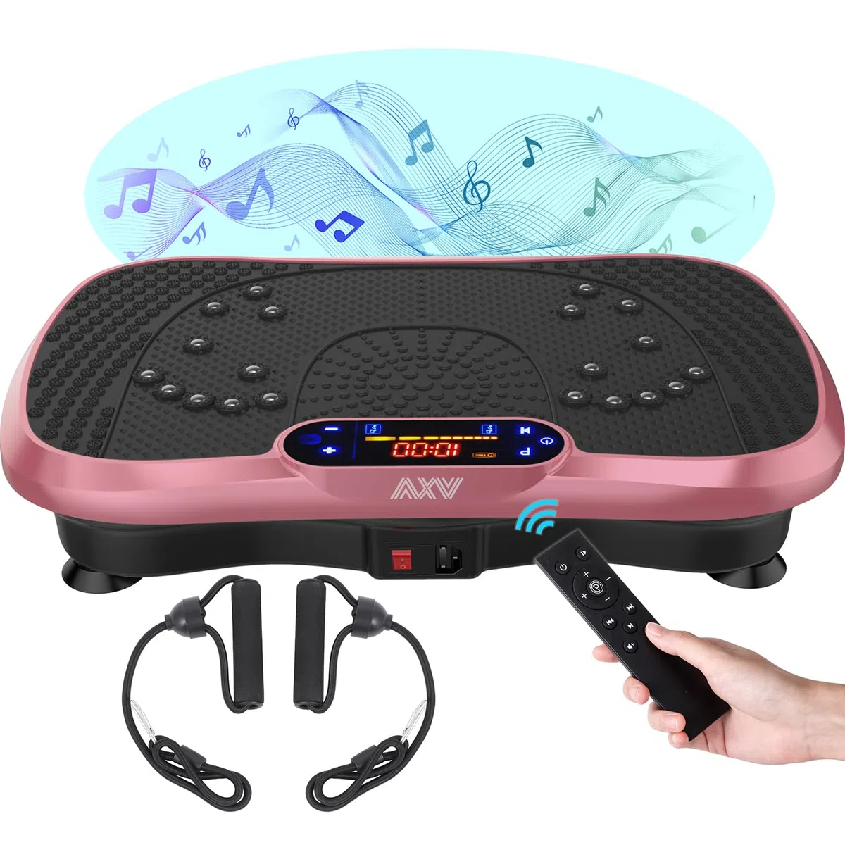 Macchina per esercizi a piastra vibrante, allenamento per tutto il corpo, piattaforma fitness, macchina di drenaggio linfatico per perdita di peso, tonificare, benessere, palestra domestica
