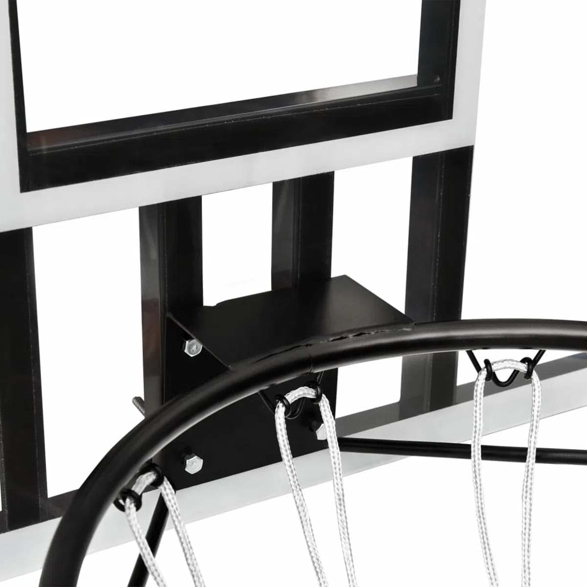 ARKEM Canestro Basket Esterno Portatile,Pallacanestro da Camera Interno con Tabellone,Tabellone Pallacanestro Trasparente 90x60x2,5 cm Policarbonato
