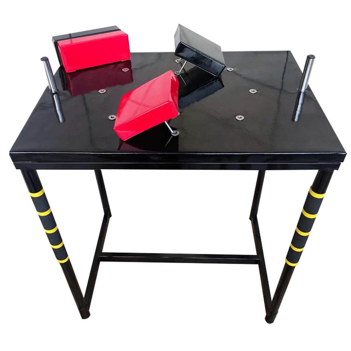 Braccio di Ferro Tavolo, Braccio Professionale Gioco di Wrestling Macchina all Steel Materiale Braccio di Ferro Muscolare Exerciser per la Famiglia o Ufficio Spettacolo,Nero