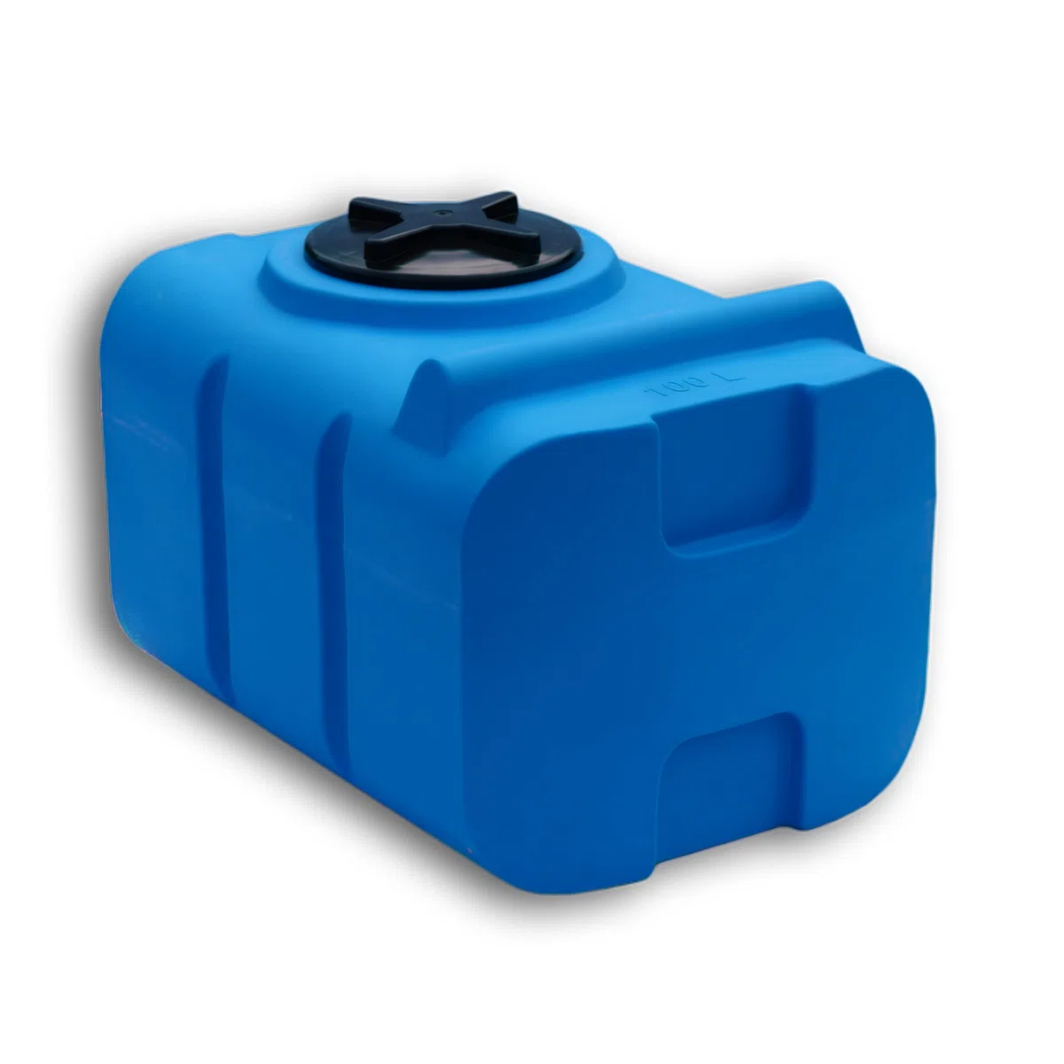Varile Serbatoio per acqua potabile 100L Blu | Senza BPA | Filettatura in ottone 3/4" integrata | Made in EU | Sicuro per gli alimenti