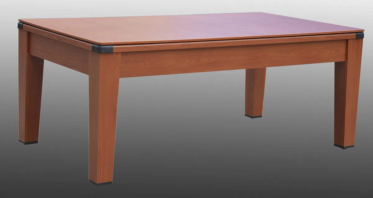 Biliardo trasformabile in Tavolo - Poker - Air Hockey - Ping Pong - DAYTONA 5 in 1 - Colore Legno o Bianco