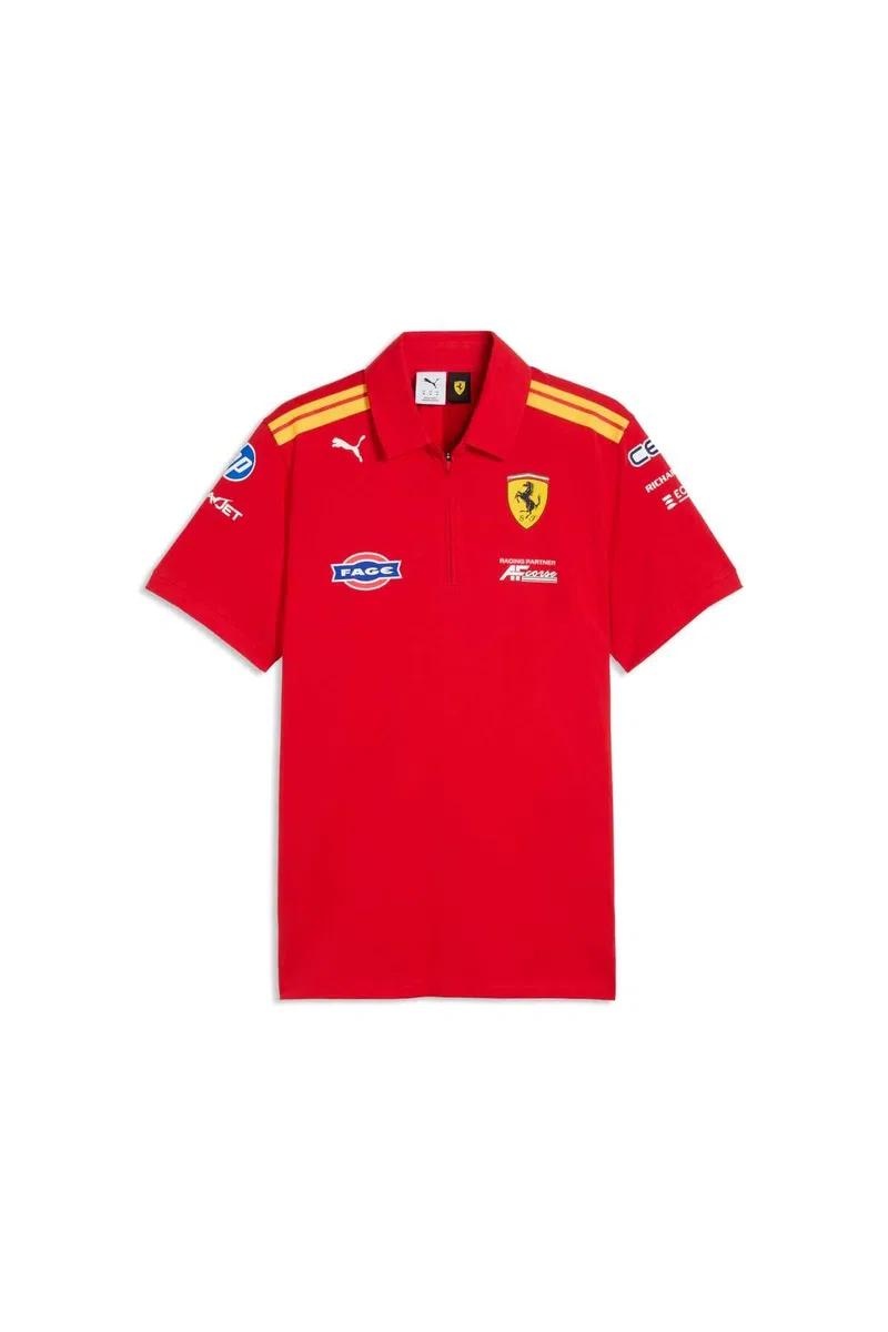 PUMA Scuderia Ferrari F1 2026 Polo Team Hypercar Uomo - Rosso