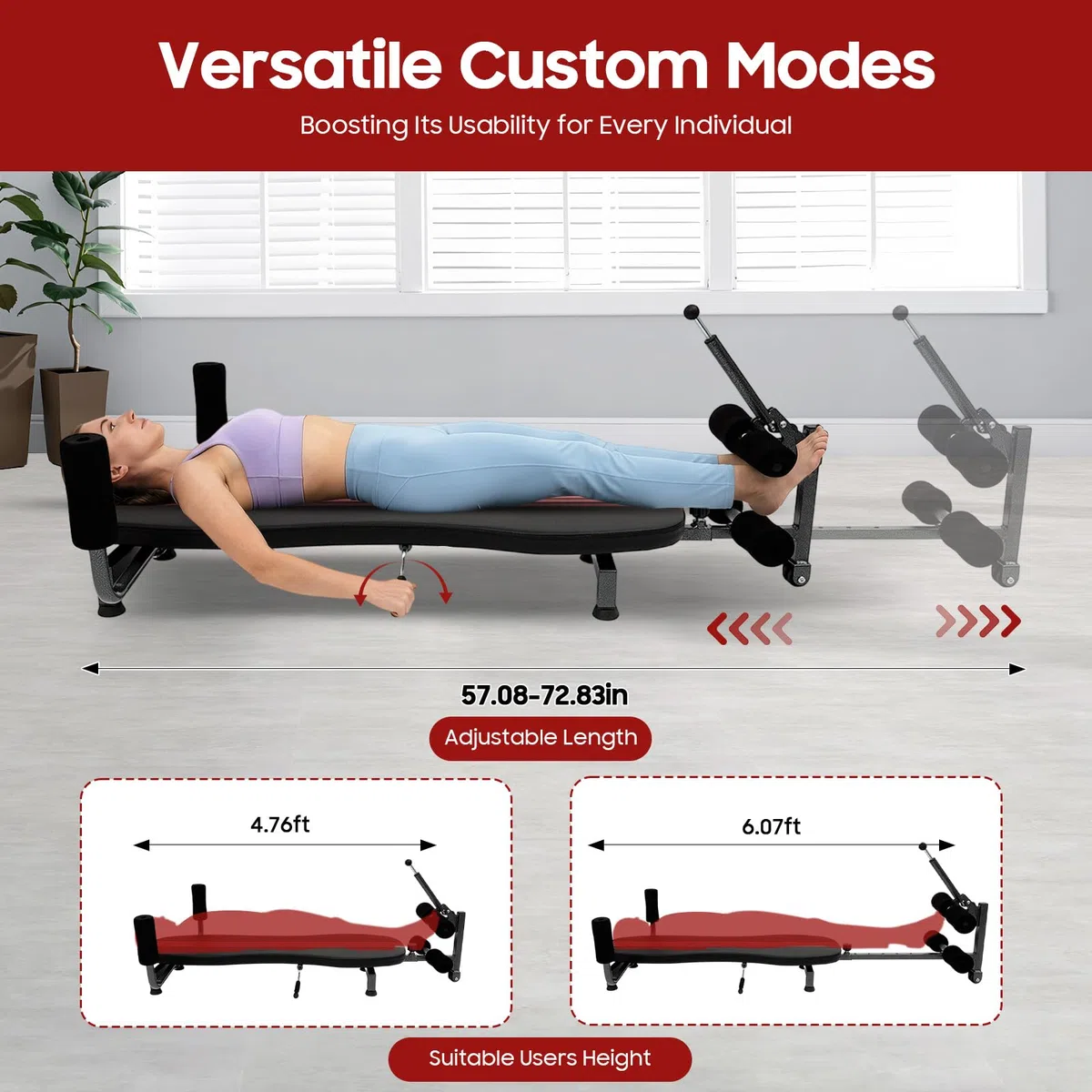 Back Stretch Traction Inversions - Tavolo da inversione per schiena, colonna vertebrale cervicale, con capacità di peso di 150 kg