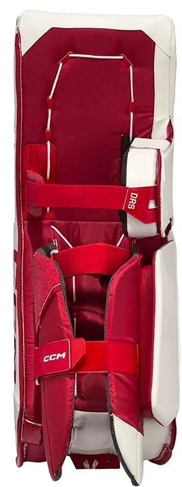 CCM EFLEX 7.5 - Binario per portiere Senior Detroit, bianco/rosso, 34 + 1 bianco/rosso