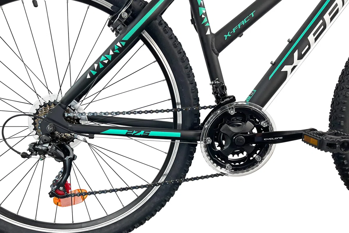 Flash, MTB 27.5" Donna, Nero/Verde