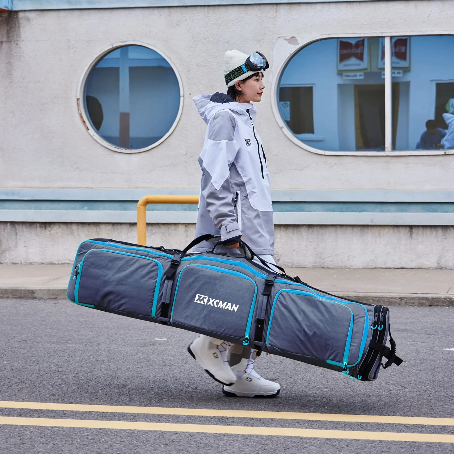 XCMAN Borsa per snowboard, snowboard Custodia per tavola Custodia Estensibile 160cm-190cm