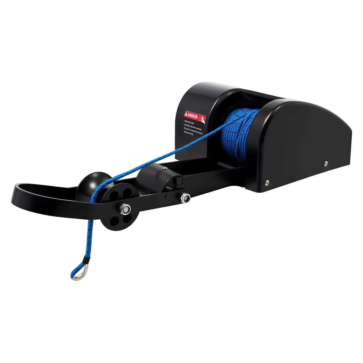 Verricello elettrico per barca 12V 35LBS per ancore fino a 15,8 kg, verricello per ancora per acqua salata, argano marino per barche con telecomando, verricello elettrico per barche incluso