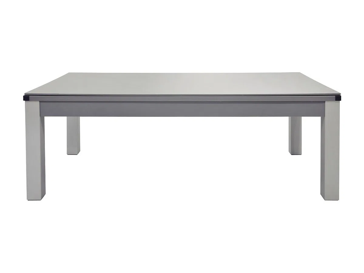 Vente-unique - Biliardo 8 posti Balthazar - mdf - grigio