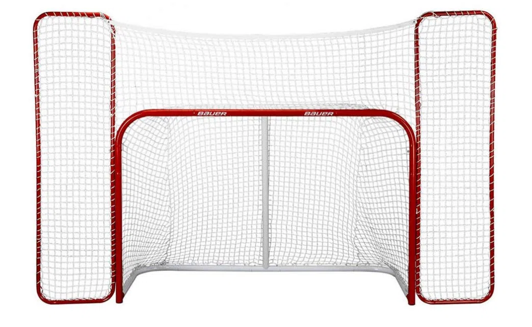 Bauer Goal 6' x 4' with Backstop, Taglia:72 Zoll
