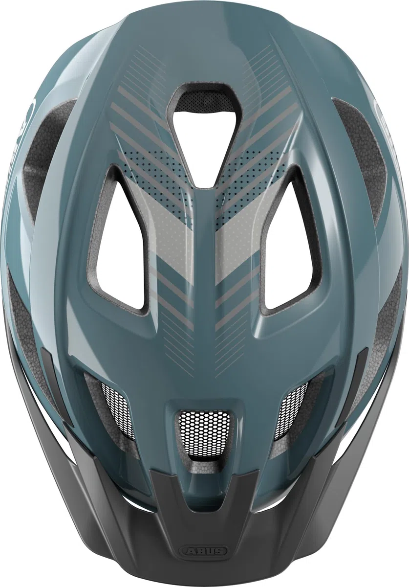 ABUS Aduro 3.0 LED Casco da bicicletta - casco sportivo da città dal design elegante per l'uso quotidiano e le escursioni sportive - con luce posteriore - per uomo e donna