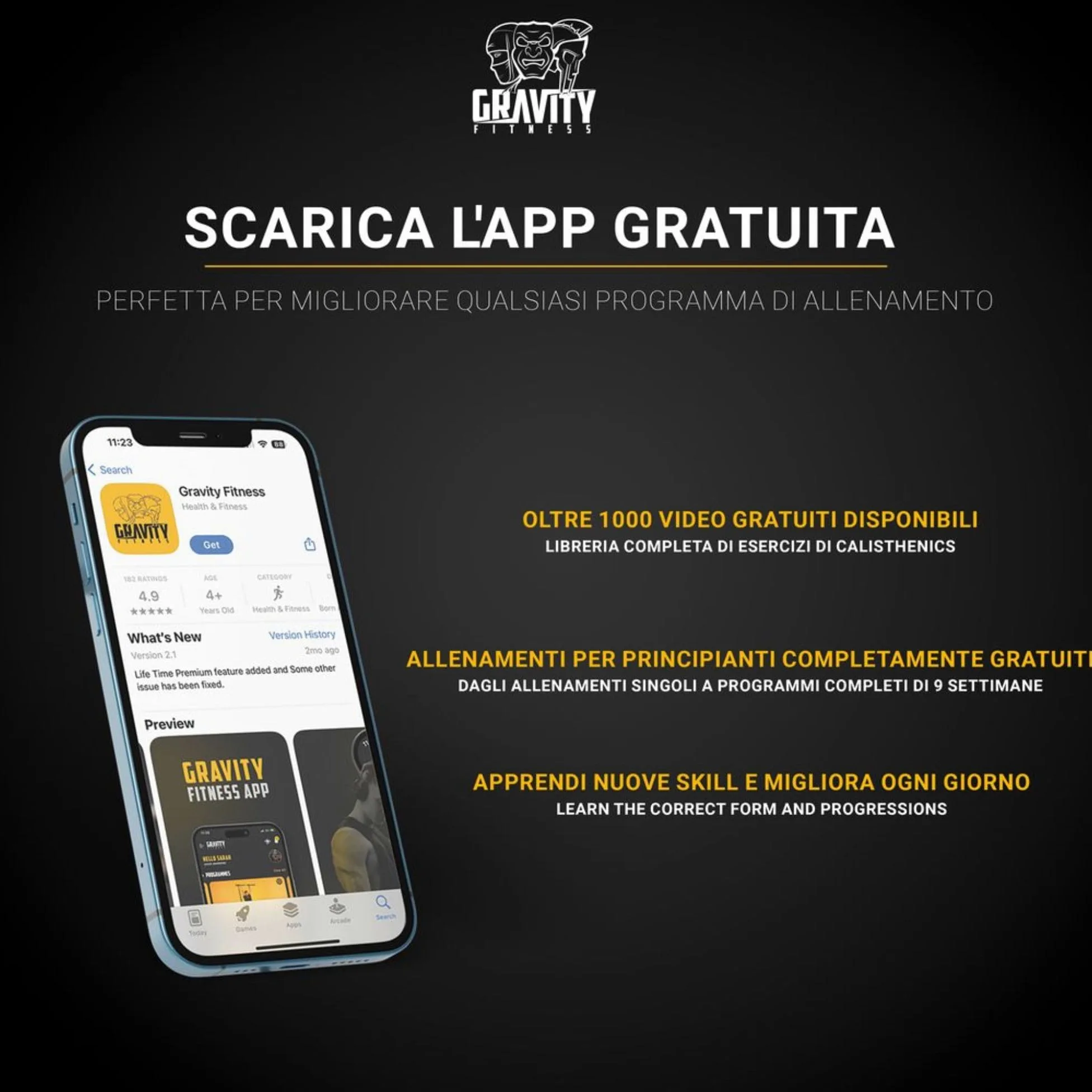 Gravity Fitness Paralleti, Legno Ibrido e Acciaio Ginnastica Ispirare p Bar per Calisthenics, bilanciamento Manuale, qualità Commerciale ma Adatto a casa Noi