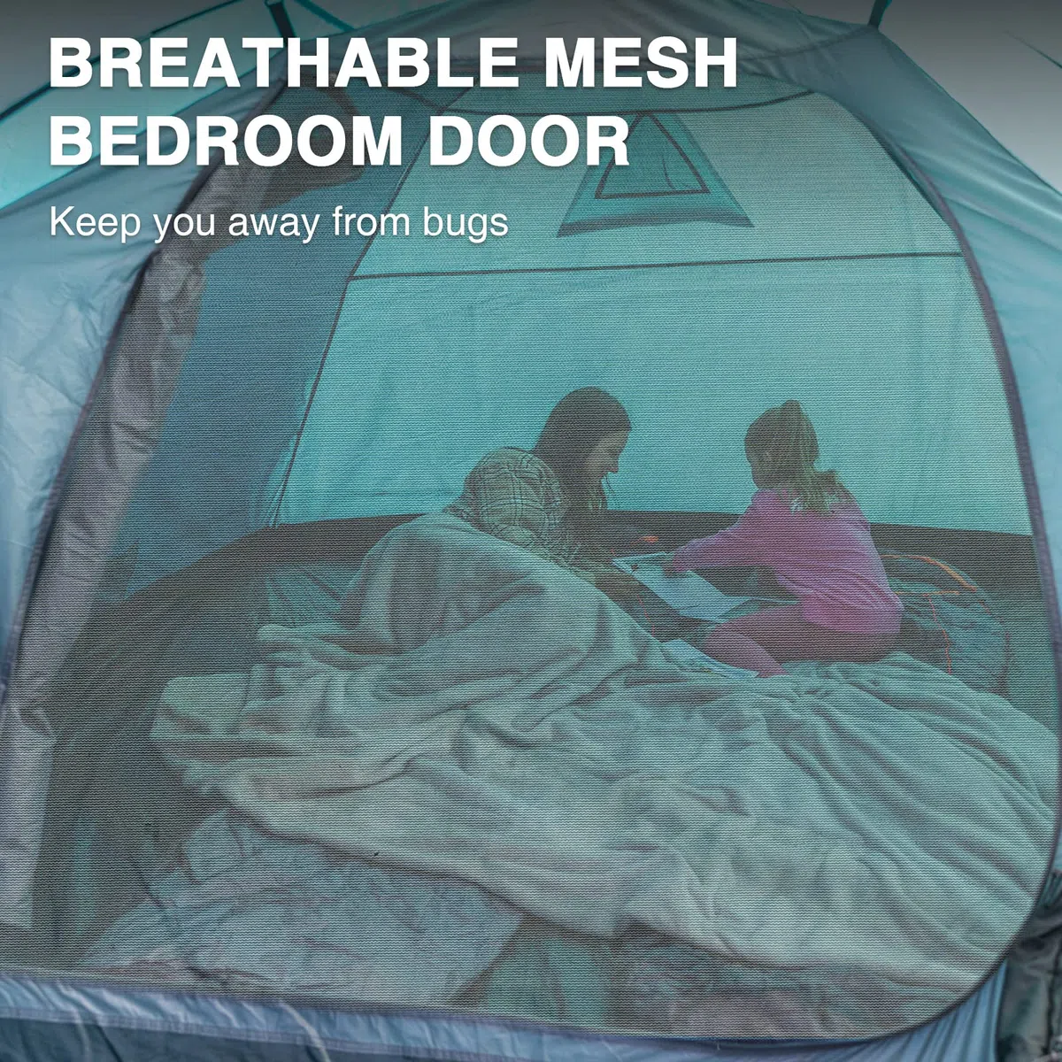 Portal 3 4 Man Tent with Porch, Camping for 3 to 4 Persons with Sewn in Groundsheet, 4000mm Waterproof Family with Bedroom, Lightweight Dome for Outdoor Garden Backpacking Hiking