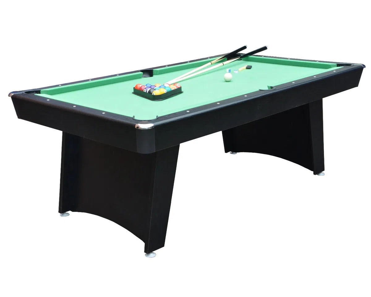 Tavolo da Biliardo Scorpione - Disponibile in Dimensioni Regolamentari 214 cm e 243 cm - Panno Verde Professionale e Accessori Completi