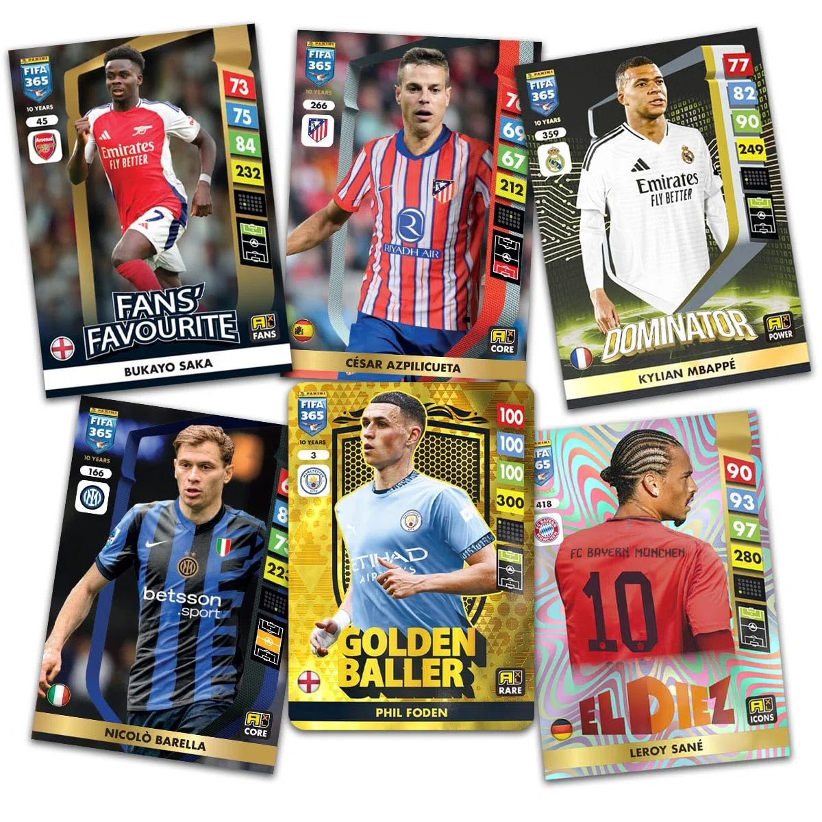 Panini FIFA 365 Adrenalyn XL 2025 Trading Cards (confezione da 24 pezzi)