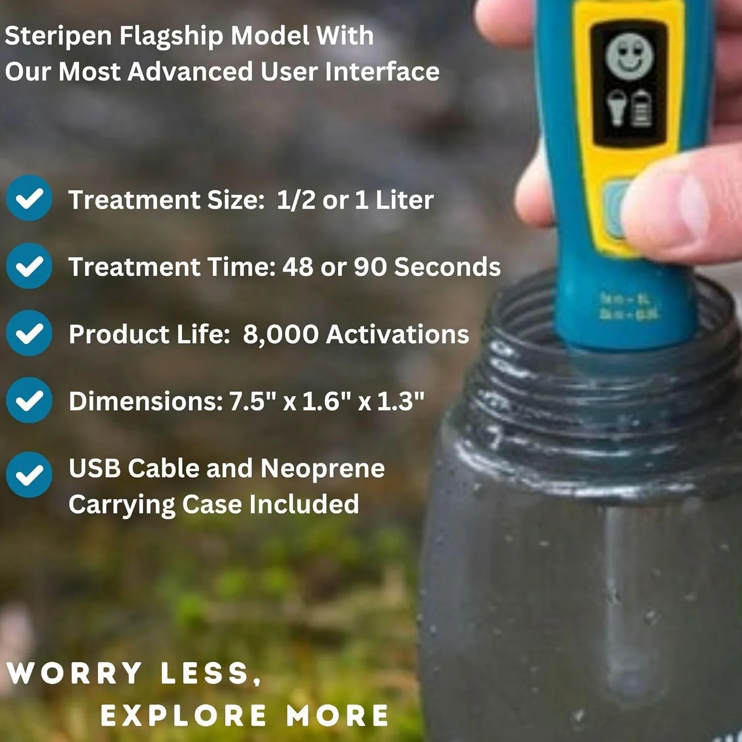 Steripen Ultra - Secchio d'acqua