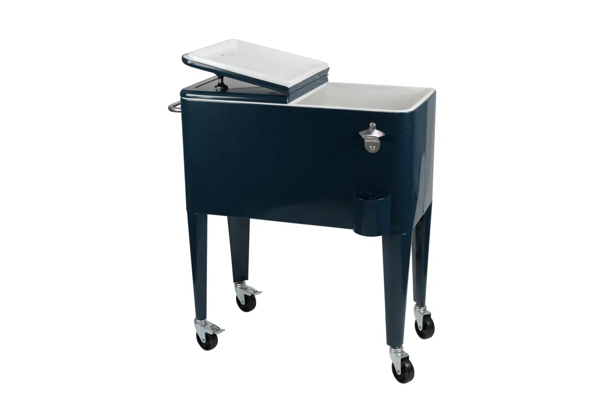 Kailua Cooler - Frigorifero per bevande - scatola di raffreddamento - Box Frigo - Frigo Portatile - Carrello Portabevande - Carrello Mobile Bar - refrigerator