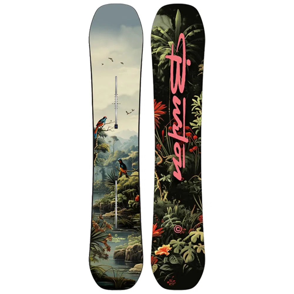 Burton - Tavola da snowboard personalizzata Camber Jungle Uomo - Uomo - Dimensione 154 - Verde