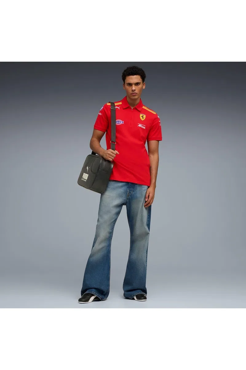 PUMA Scuderia Ferrari F1 2026 Polo Team Hypercar Uomo - Rosso