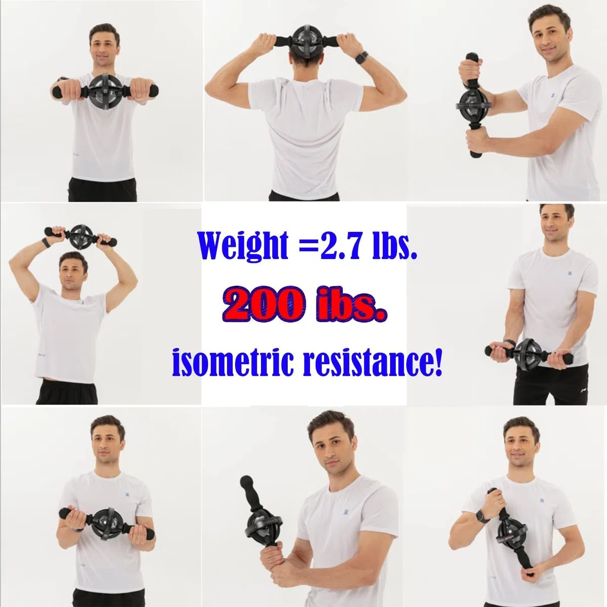 Palla giroscopica per allenare braccia e muscoli più forti, dispositivo fitness per allenare la forza delle braccia