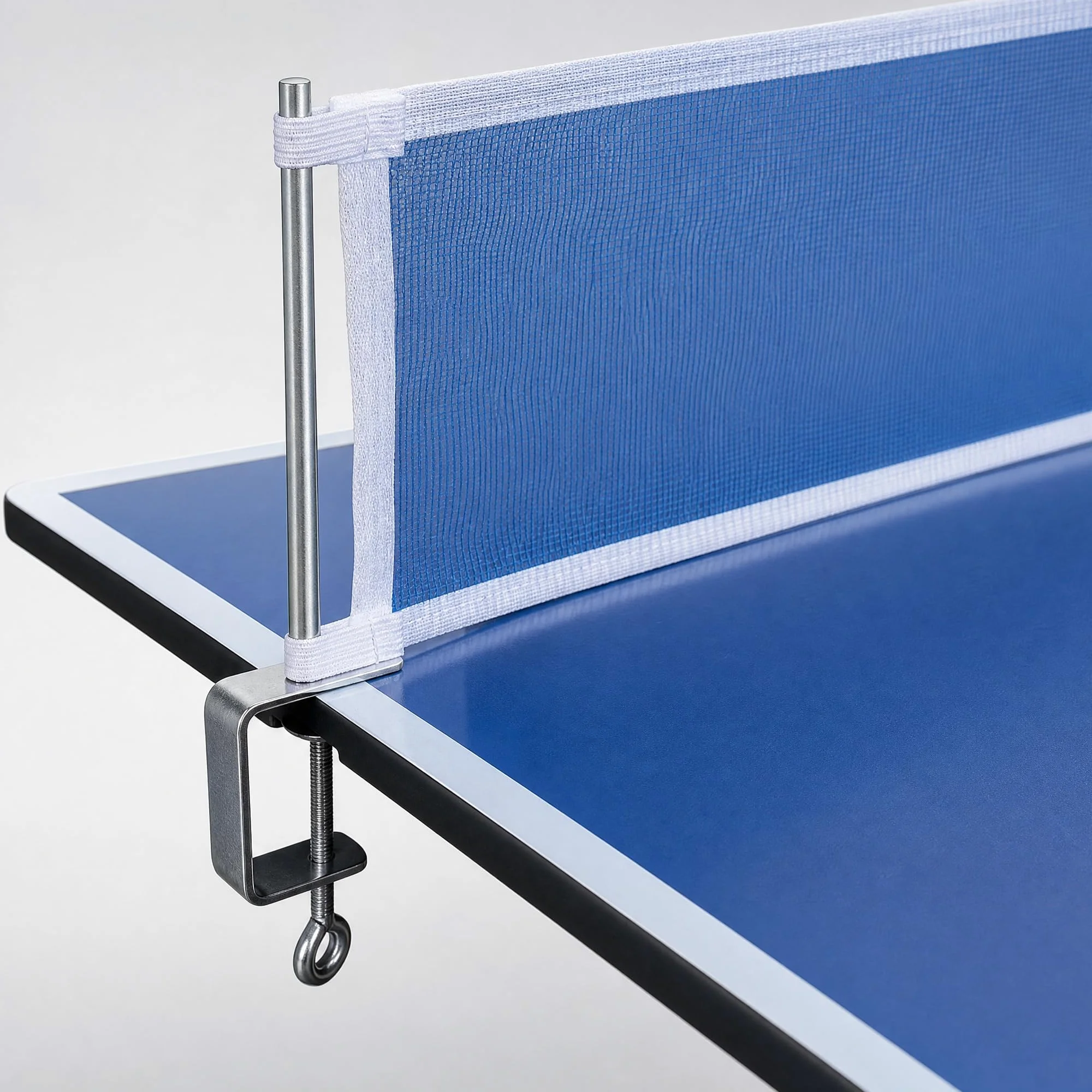 Tavolo da ping pong pieghevole, salvaspazio, resistente alle intemperie, mini tavolo da ping pong pieghevole per esterni e interni, piccolo con supporto