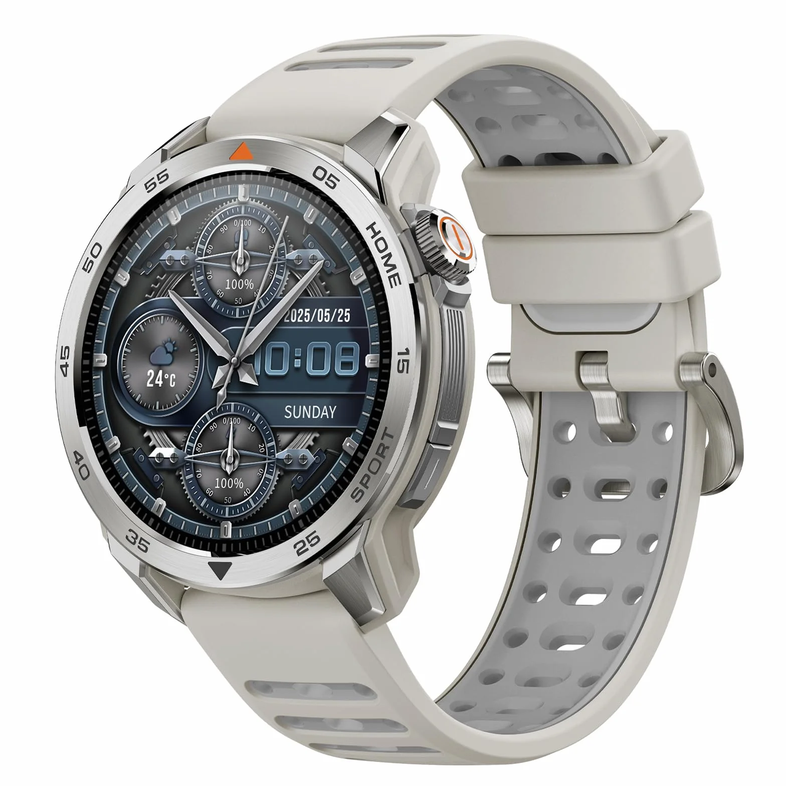 Mibro GS Pro2 GPS Smartwatch per Multisport con 1.43" AMOLED, TrackBack, Piano di allenamento,VO2max, 20 Giorni di Durata Batteria, 5 ATM Impermeabile orologio per Nuoto/Ciclismo/Corsa/Trek/Sci/Padel