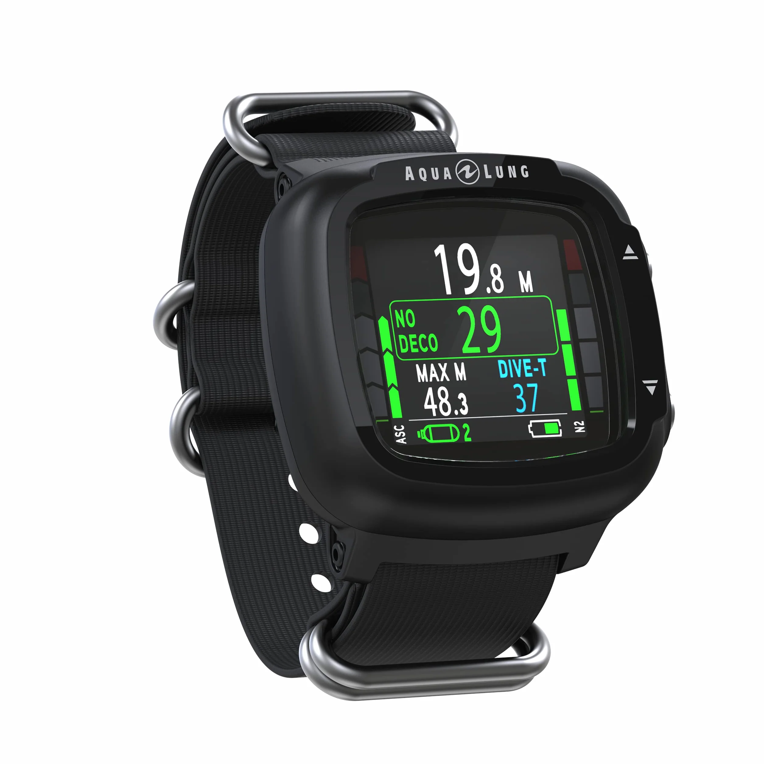 Aqualung Computer subacqueo, Bluetooth, Display a Colori Ultra-Luminoso e leggibile, interfaccia intuitiva, Computer subacqueo con Batteria Ricaricabile, Ideale per Immersioni subacquee
