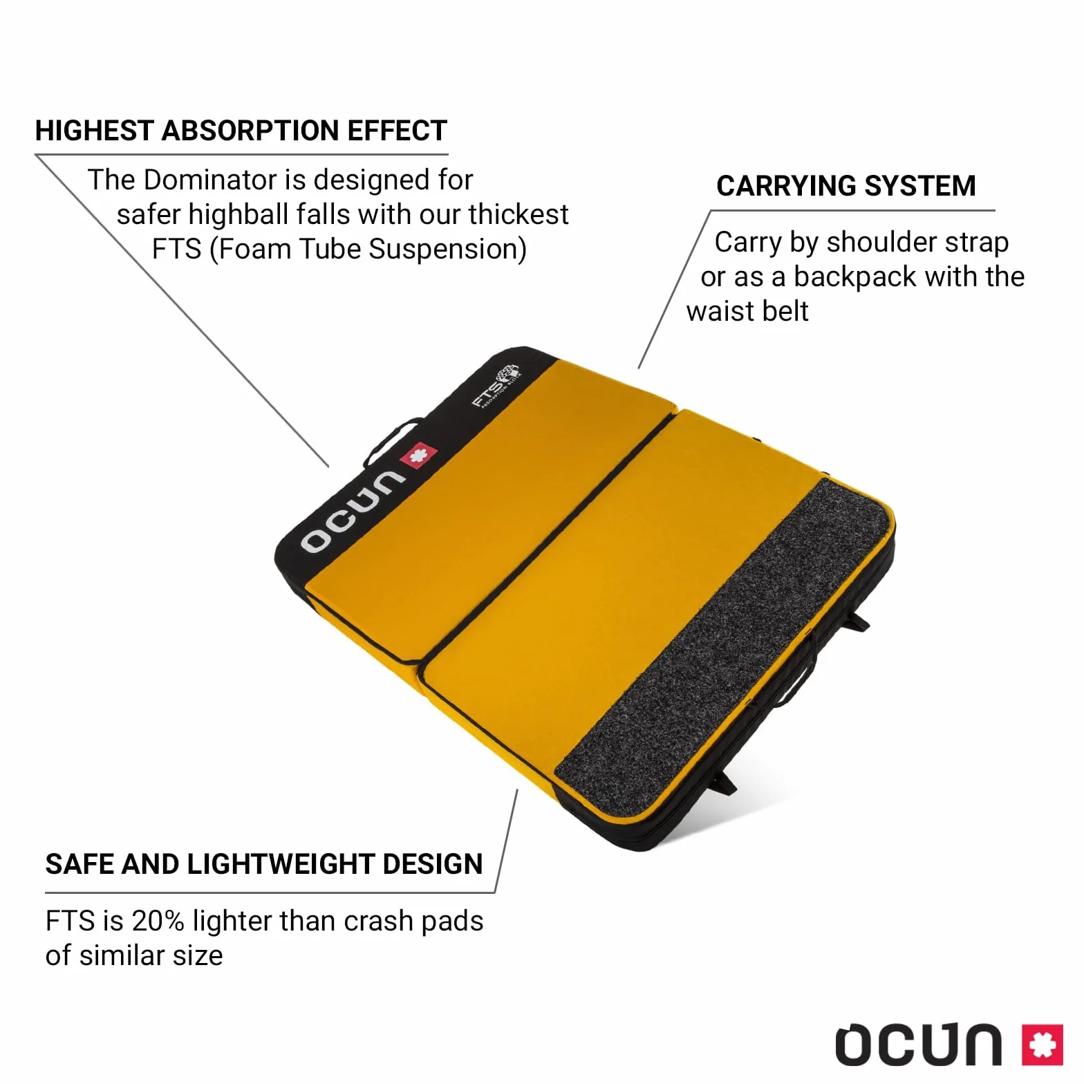 Ocun Dominator FTS Boulder Crash Pad