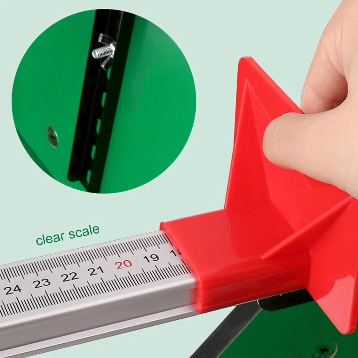 Flexibility Sit and Reach Box – Dispositivo di prova in lega di alluminio, barra di misurazione regolabile, strumento portatile per il fitness a scorrimento fluido | Costruzione leggera e resistente