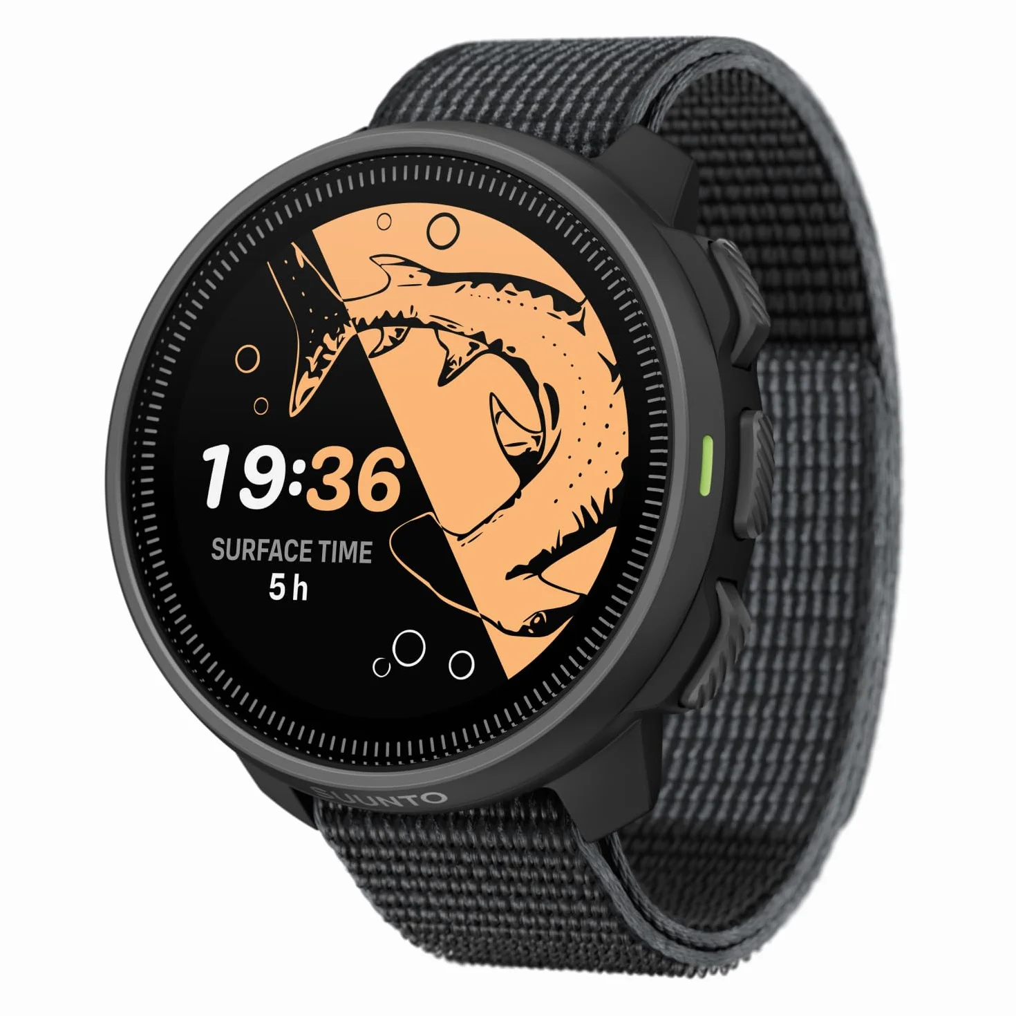 SUUNTO Nautic S Computer Subacqueo, Schermo AMOLED, 60 Ore di autonomia in Immersione, Impermeabile Fino a 80 Metri, GPS Integrato, mappe Offline, letture Gas Wireless, App Suunto