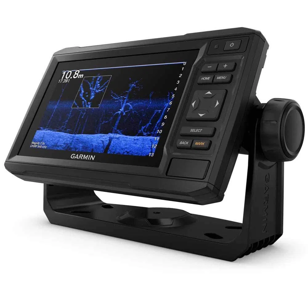 Garmin Echomap Trasduttore GT24 Uhd 6,2 pollici, 1,6 libbre, chartplotter LCD con mappa di base mondiale