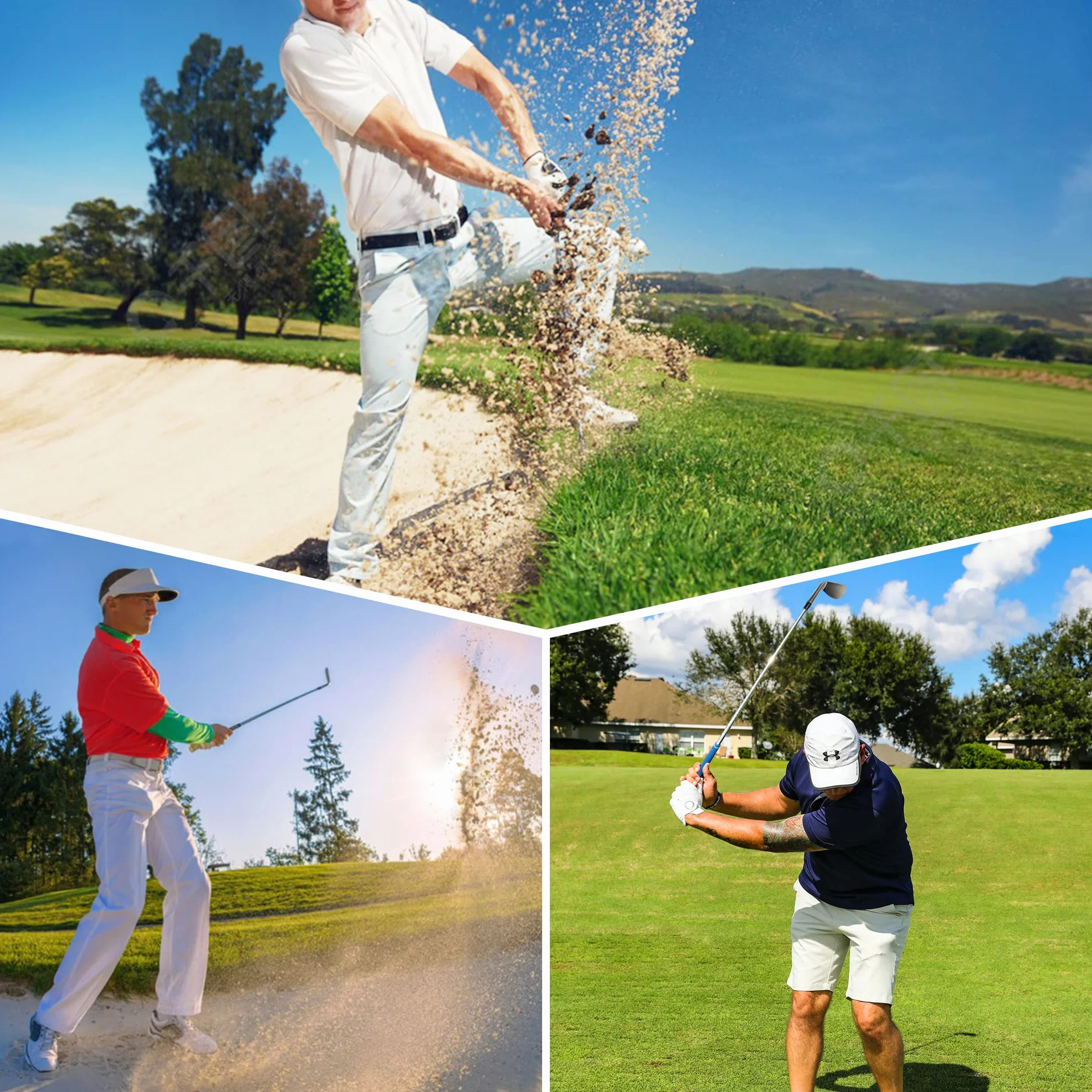 Yamato Set di cunei da golf o cunei da golf individuali 50/52/54/56/58/60 Set di cunei da golf con cuneo di sabbia, mazze da golf per uomini e donne con faccia zigrinata per alta rotazione