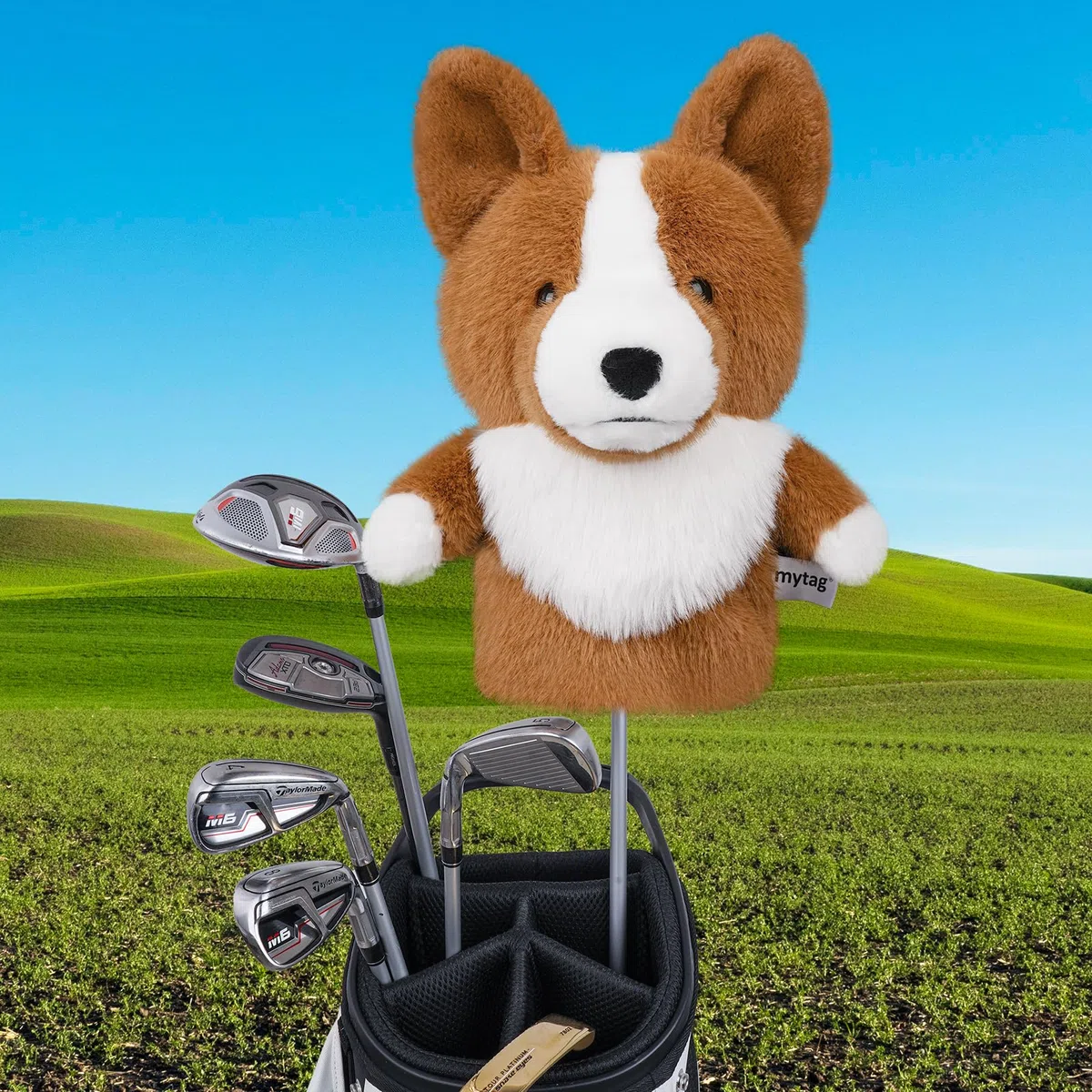 Copritesta divertente per mazze da golf, in peluche, per driver standard da 460 cc
