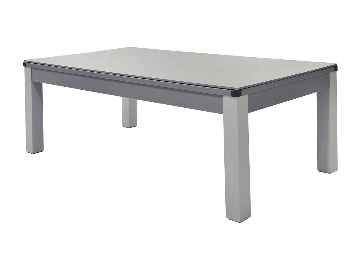 Vente-unique - Biliardo 8 posti Balthazar - mdf - grigio