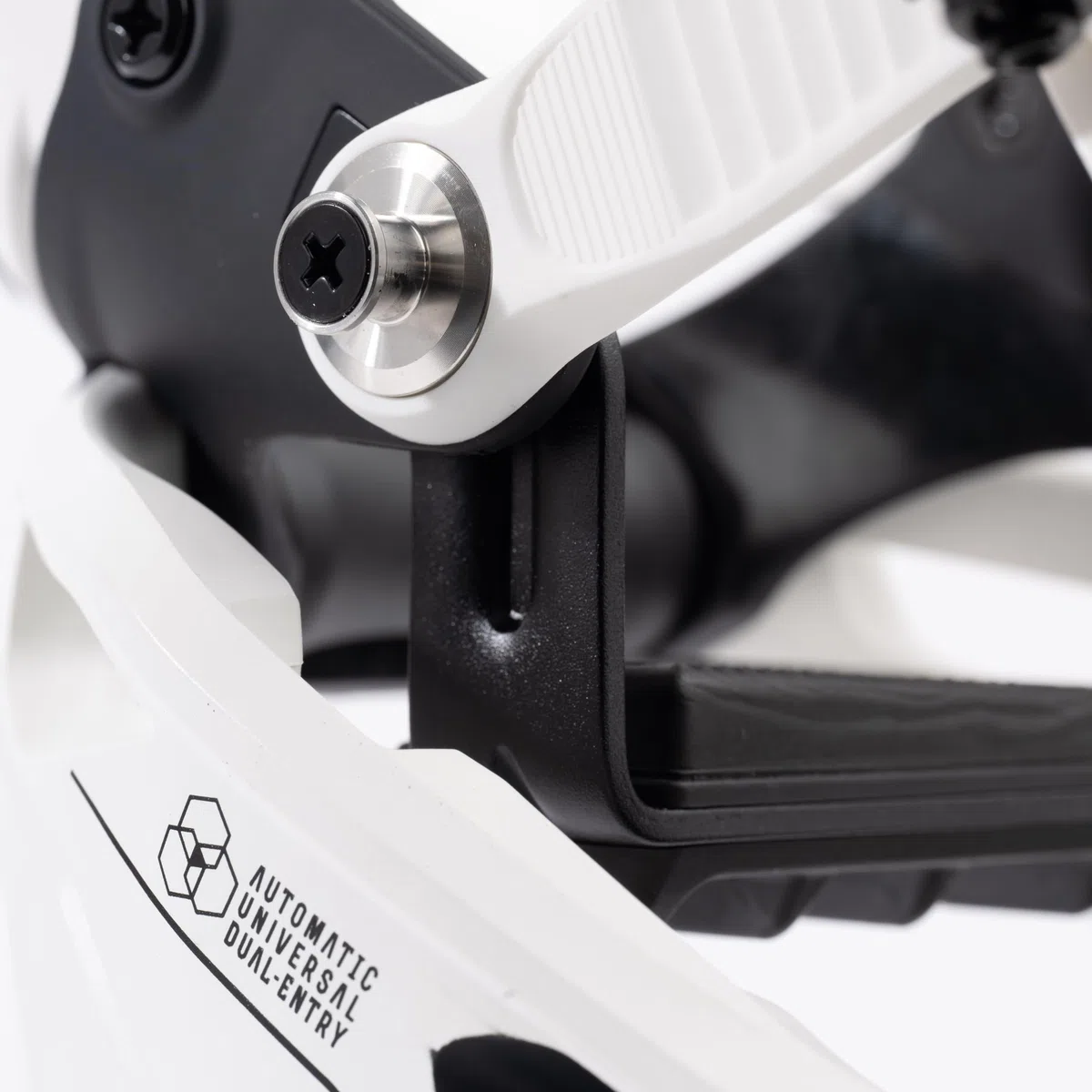 Nidecker Supermatic Snowboard - Attacco automatico universale a doppia entrata - Confortevole e affidabile come un classico attacco a due cinghie